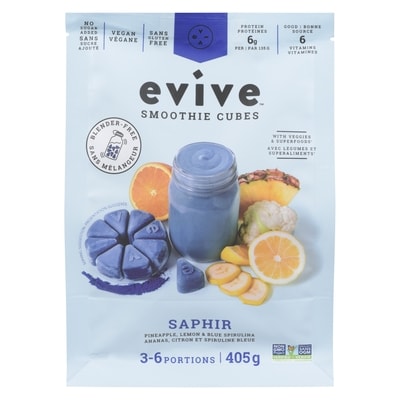 Evive Smoothie Cubes Saphir 405 g, 2,71 $/100g