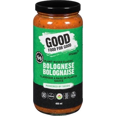 Good Food for Good Org Classic Bolognese 450 ml, $2.22/100ml