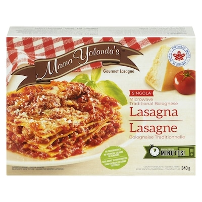 Mama Yolanda's Microwave Traditional Bolognese Lasagna 340 g, $1.47/100g
