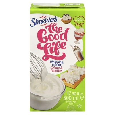 Shneider's Whipping Cream  500 ml, $0.90/100ml