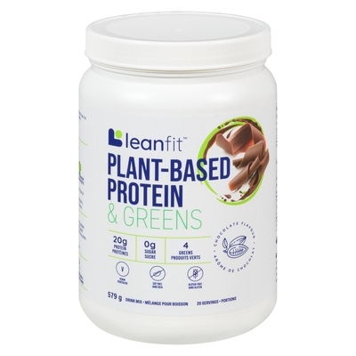 LeanFit Protéines & Verts - Chocolat 579.7 g, 5,00 $/100g