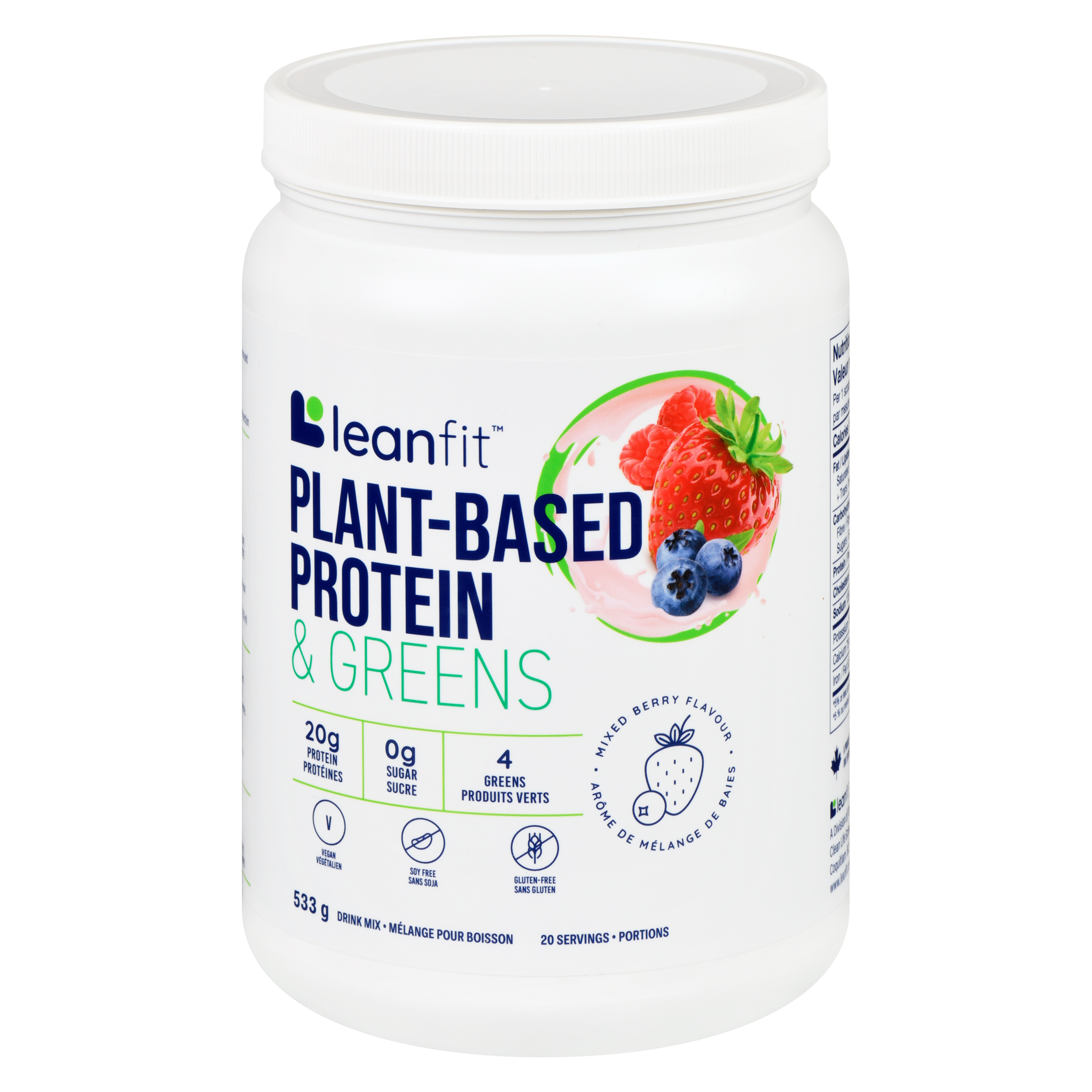 Leanfit Protein & Greens - Berry 533.7 g, $4.69/100g