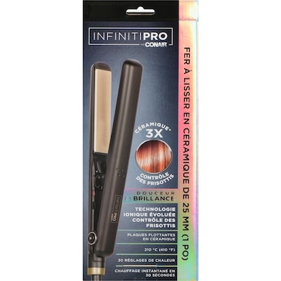 Conair Infiniti pro fer à lisser en céramique de 25 mm 1 po 1 ea, 37,99 $/1ch