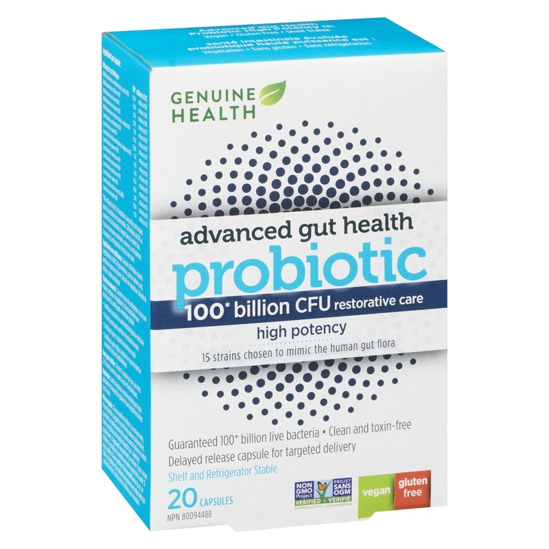 100 Billion Cfu Restorative Care High Potency Advanced Gut Health Probiotic