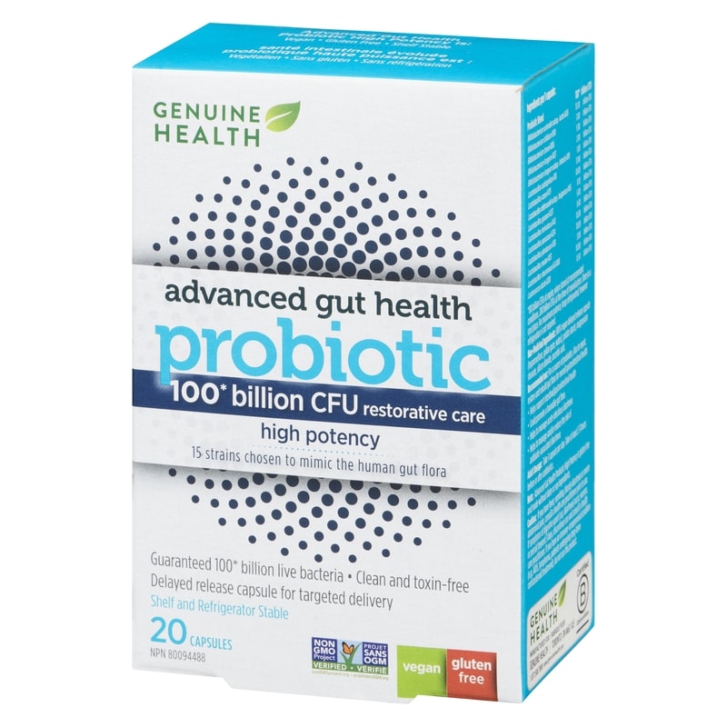 100 Billion Cfu Restorative Care High Potency Advanced Gut Health Probiotic