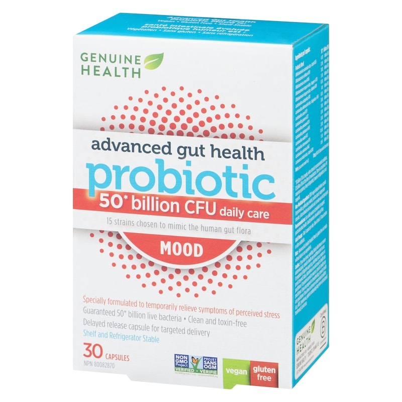 50 Billion Cfu Daily Care Mood Advanced Gut Health Probiotic