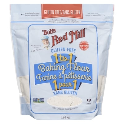 Bobs Red Mill 1 To 1 Gluten Free  Baking Flour 1240 g, $1.29/100g