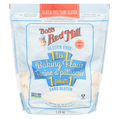 Bob’s Red Mill 1 Pour 1 Sans Gluten Farine À Pâtisserie 1240 g, 0,97 $/100g