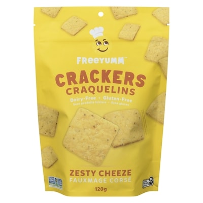 Freeyumm Fauxmage Corsé Craquelins 120 g, 4,83 $/100g