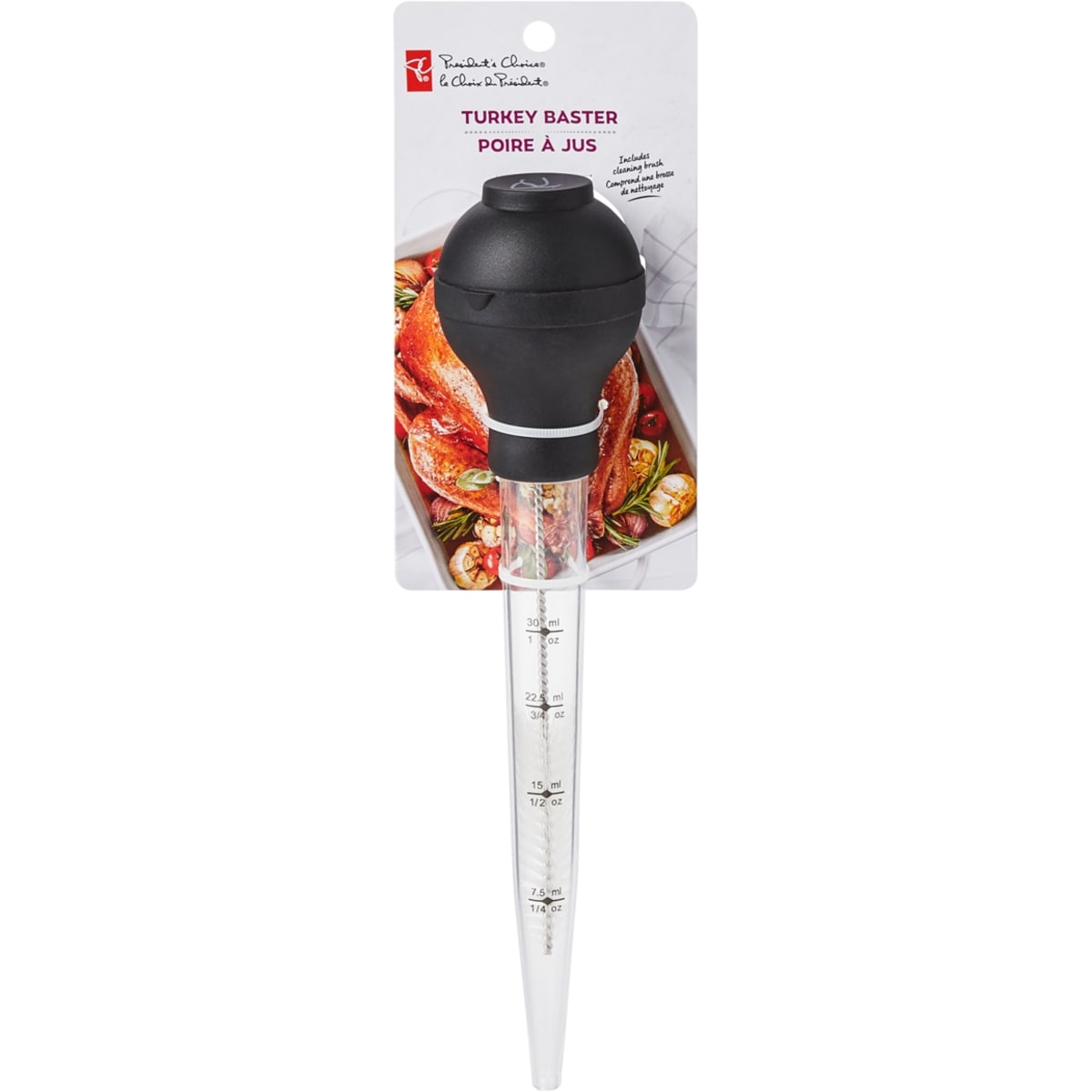President's Choice Turkey Baster With Brush 1 ea, $8.00/1ea