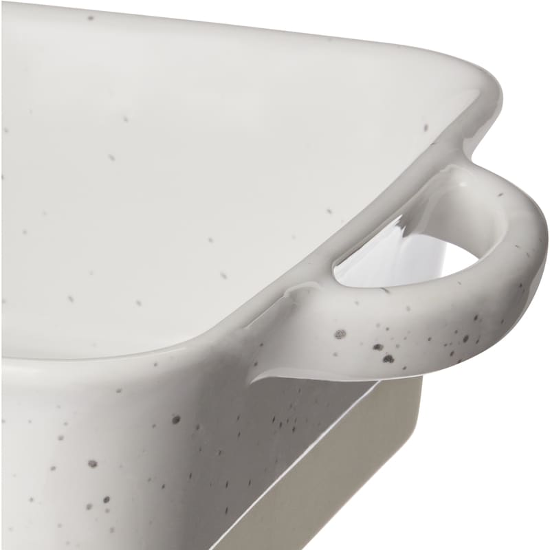 Speckled Artisanal Ceramic 3.5QT Rectangular Baker