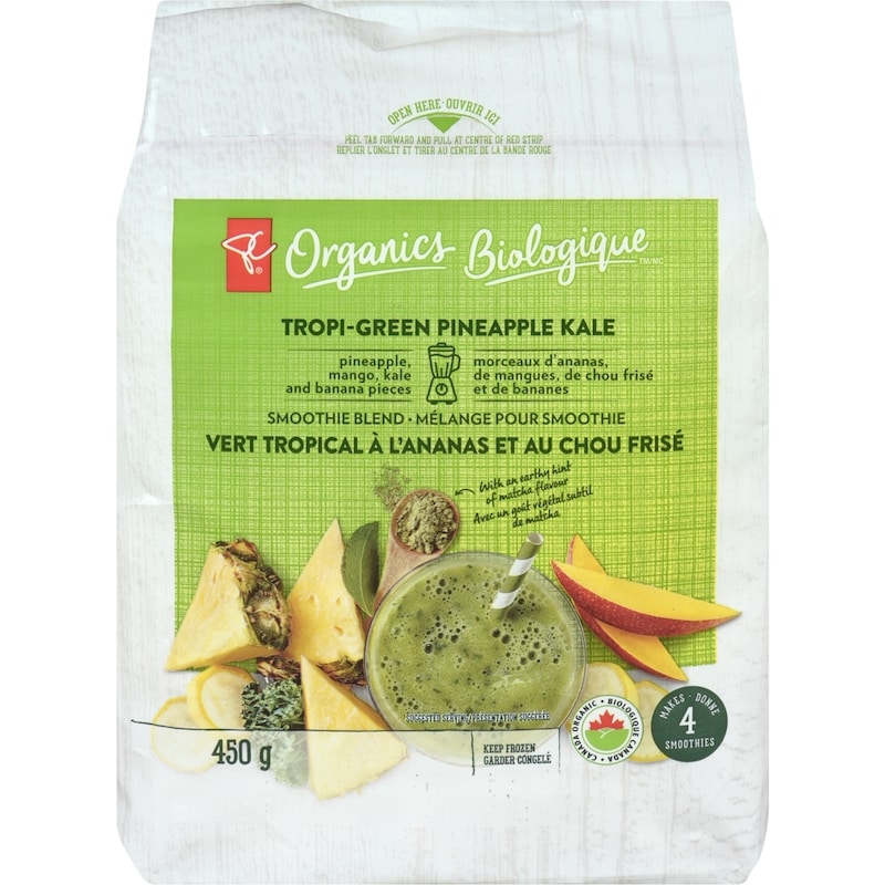 Tropi-Green Pineapple Kale Smoothie Blend