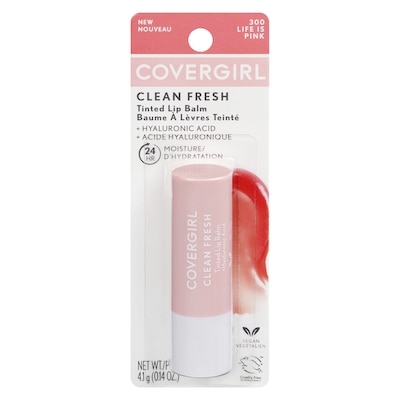 CoverGirl Clean fresh baume à lèvres teinté 300 life is pink 4.1 g, 243,66 $/100g