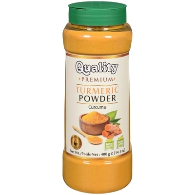 Quality Turmeric Powder Jar 400 g, $0.95/100g