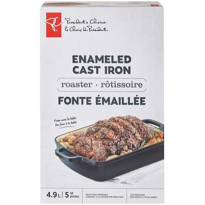 President's Choice Enameled Cast Iron Roaster 1 ea, $55.00/1ea