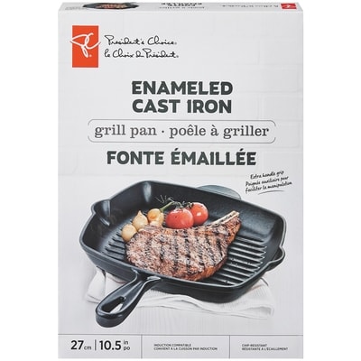 President's Choice Enameled Cast Iron Grill Pan 1 ea, $56.00/1ea