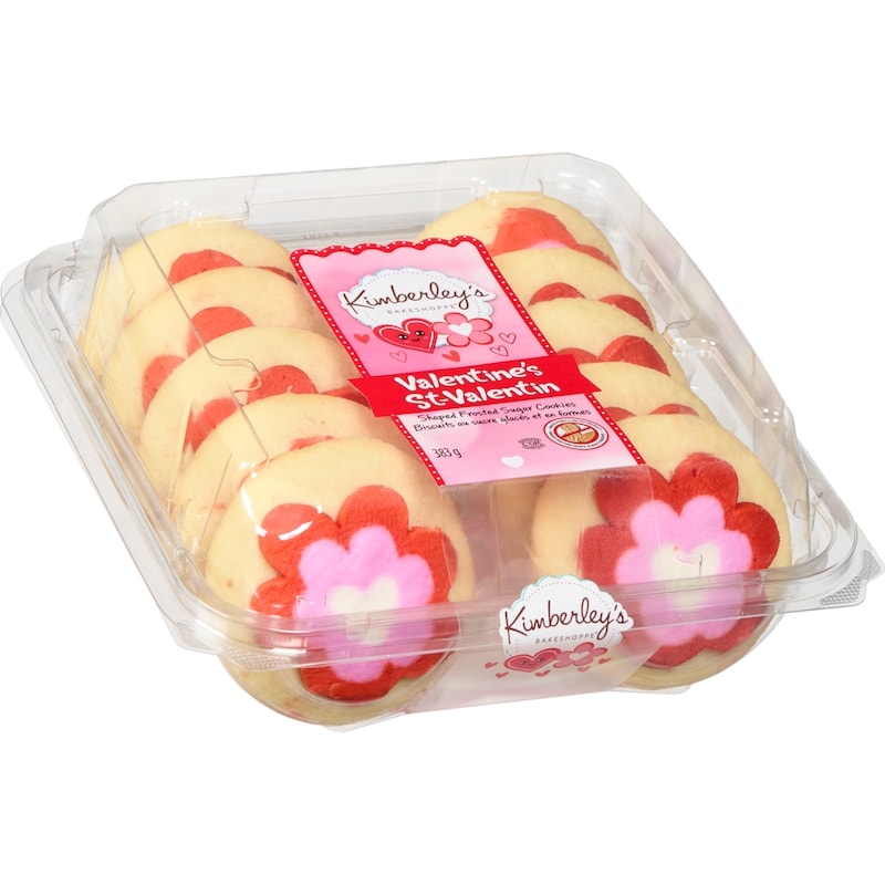 Shaped Frosted Sugar Cookies Valentine's