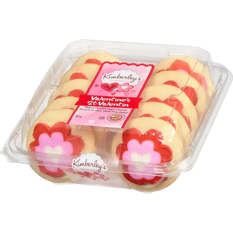 Shaped Frosted Sugar Cookies Valentine's