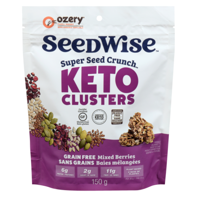Ozery’s Baies Mélangées Super Seed Crunch 150 g, 4,33 $/100g