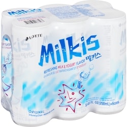 Lotte Milkis Carbonated Drink Refreshing Milk & Yogurt Flavor