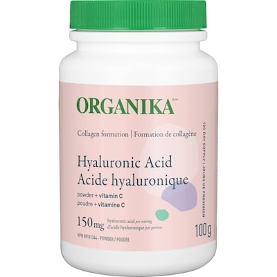 Organika Acide hyaluronique capsules végétales 90 ea, 0,67 $/1ch
