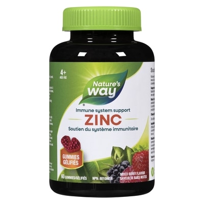Zinc saveur de baies mixtes 4+ âge
