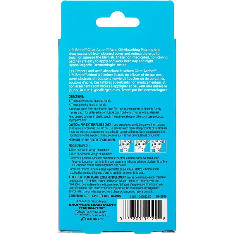 Hydrocolloid Acne Oil-Absorbing Patches