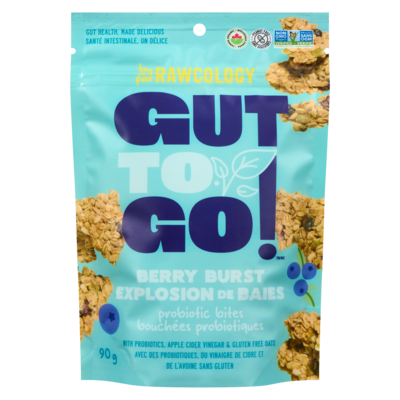 Rawcology Berry Burst With Probiotics Organic Oat Clusters 90 g, $7.77/100g