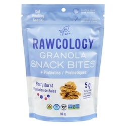 Rawcology Berry Burst With Probiotics Organic Oat Clusters 90 g, $7.21/100g