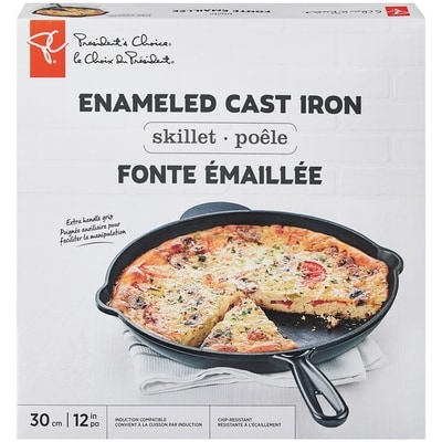 President's Choice Enameled Cast Iron Skillet 1 ea, $56.00/1ea