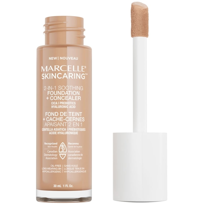 Skincaring 2-in-1 Soothing Foundation + Concealer Ivory