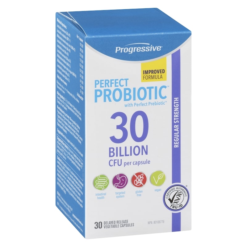 30 Billion Cfu Per Capsule Regular Strength Perfect Probiotic