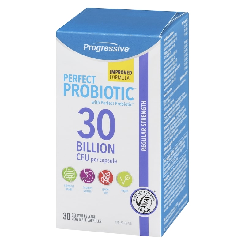 30 Billion Cfu Per Capsule Regular Strength Perfect Probiotic