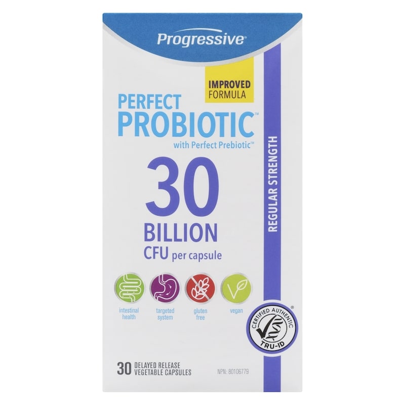 30 Billion Cfu Per Capsule Regular Strength Perfect Probiotic