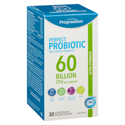 60 Billion Cfu Per Capsule Extra Strength Perfect Probiotic