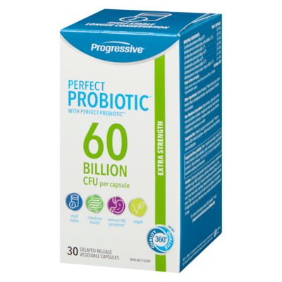 60 Billion Cfu Per Capsule Extra Strength Perfect Probiotic