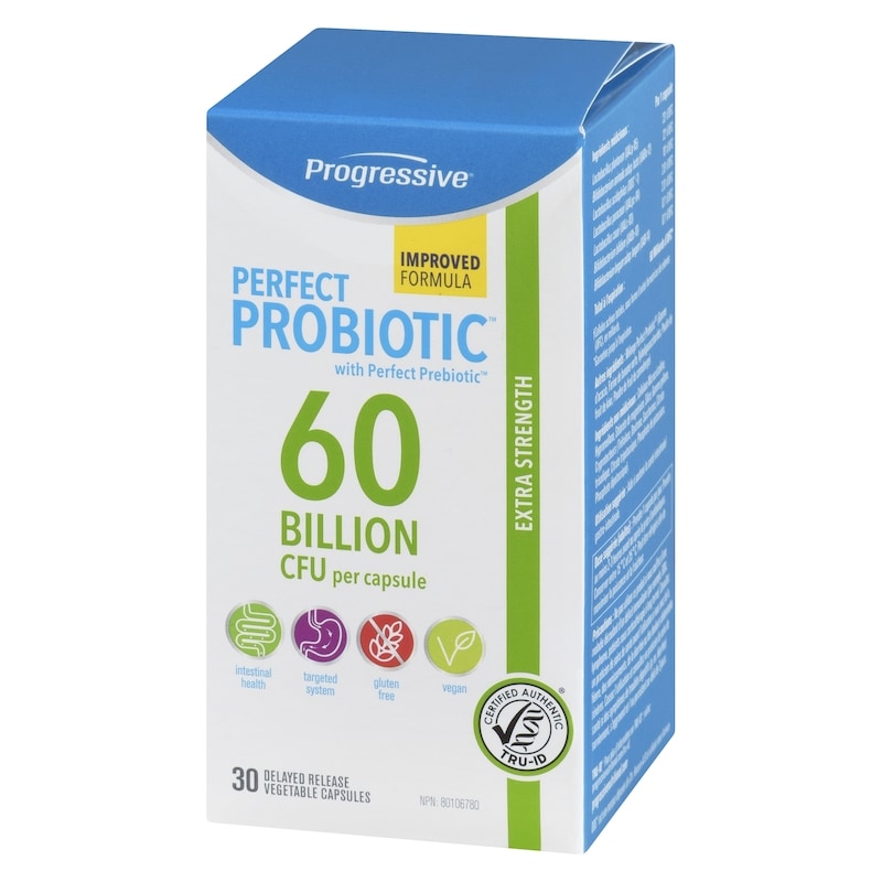 60 Billion Cfu Per Capsule Extra Strength Perfect Probiotic