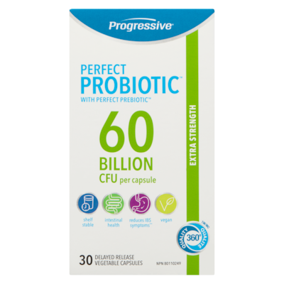 60 Billion Cfu Per Capsule Extra Strength Perfect Probiotic