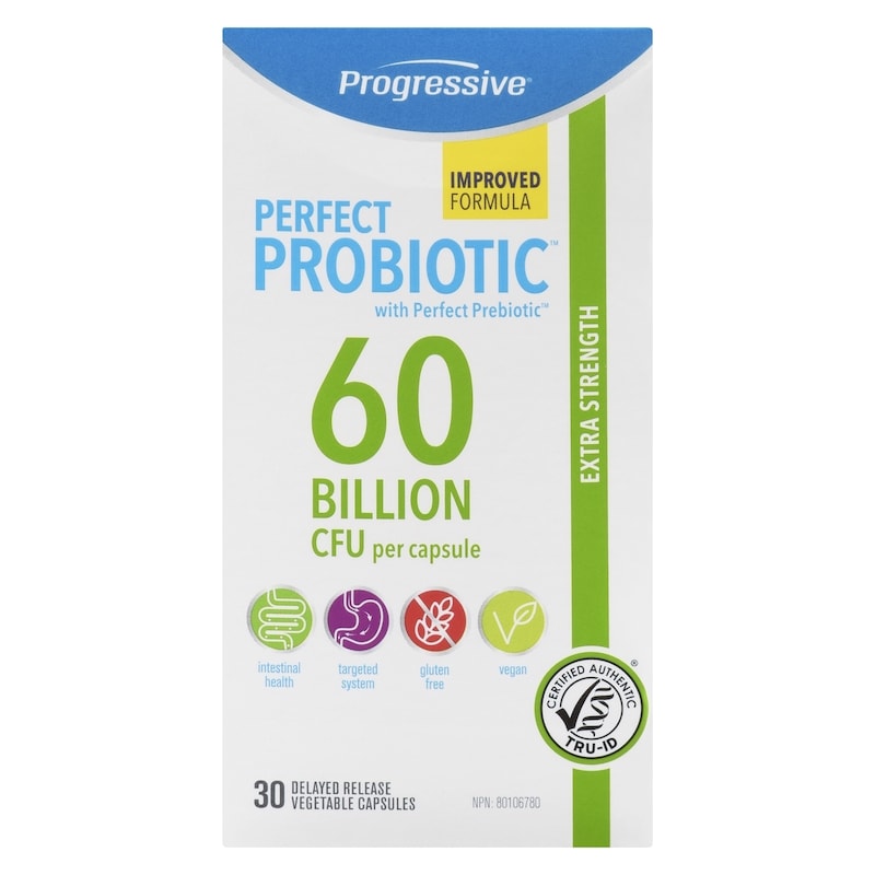 60 Billion Cfu Per Capsule Extra Strength Perfect Probiotic