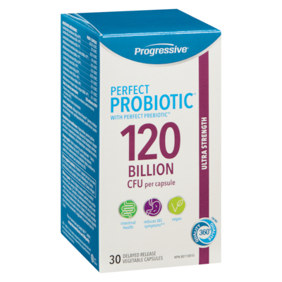 120 Billion Cfu Per Capsule Ultra Strength Perfect Probiotic