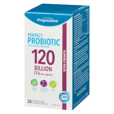 120 Billion Cfu Per Capsule Ultra Strength Perfect Probiotic