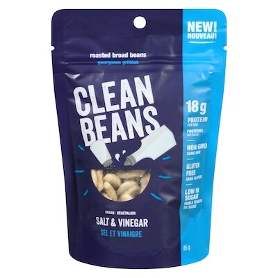Clean Beans Salt & Vinegar Roasted Broad Beans 85 g, $3.52/100g