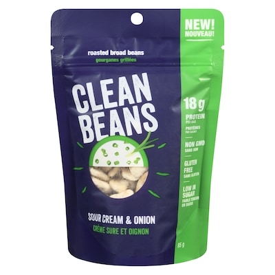 Clean Beans Sour Cream & Onion Roasted Broad Beans 85 g, $3.52/100g
