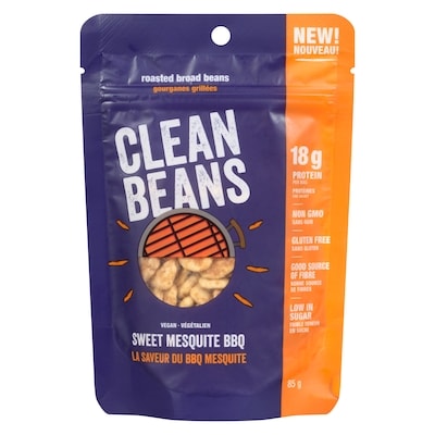 Clean Beans Sweet Mesquite BBQ Roasted Broad Beans 85 g, $3.52/100g