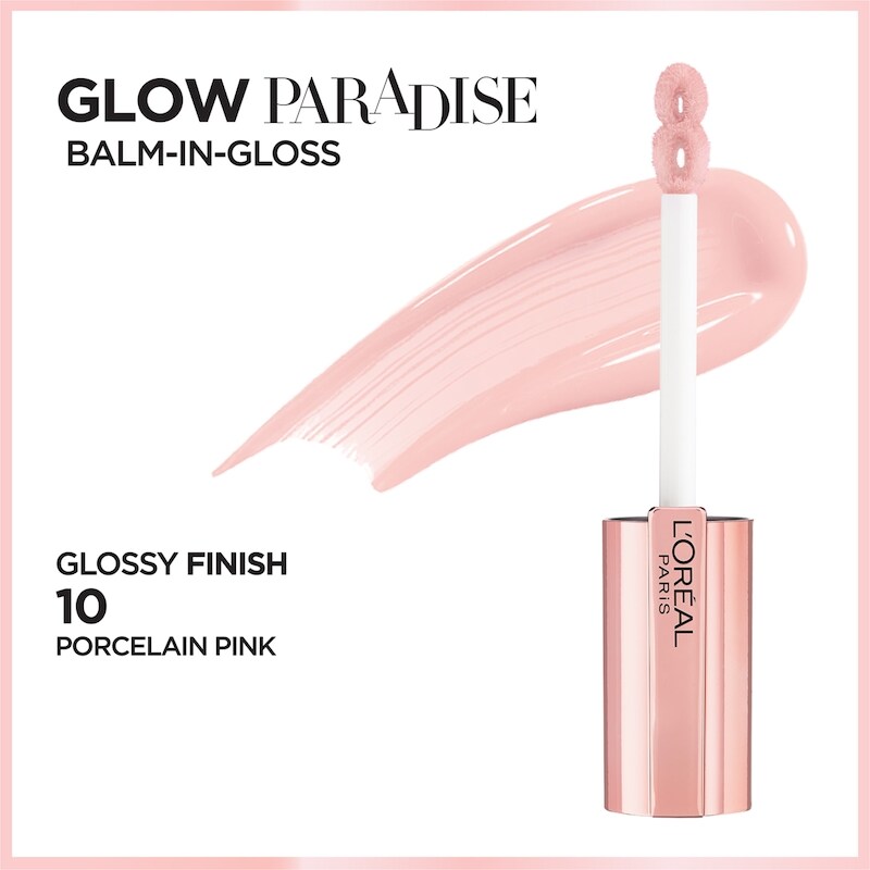 Lip Balm,Non-Sticky Liquid Lip Balm,Porcelain Petal