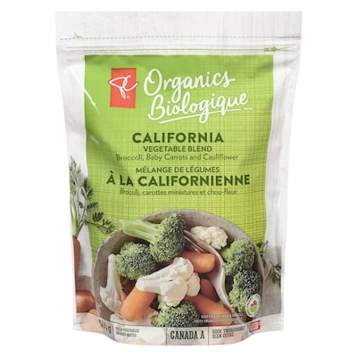 PC Biologique Mélange De Légumes À La Californienne Légumes Mixtes 500 g, 1,00 $/100g