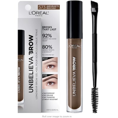 Eyebrow Gel,Waterproof Tinted Brow Gel t,Warm Brunette
