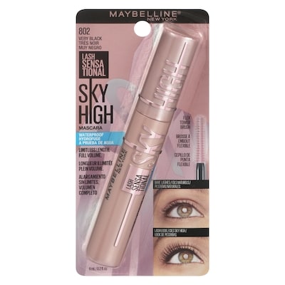 Maybelline Maquillage pour les yeux, Volumisant, Hydrofuge, Très Noir 7.1 ml, 211,13 $/100ml