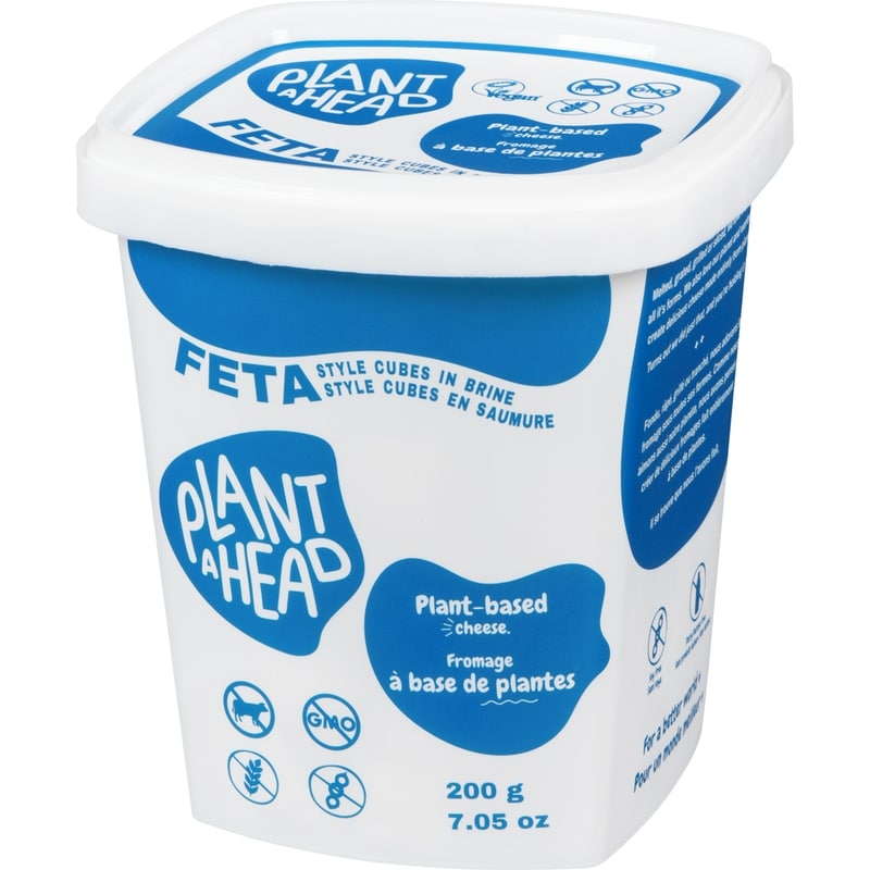 Plant-Based Cheese Feta Style Cubes In Brine