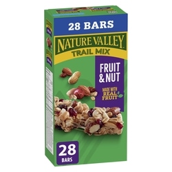 Nature Valley Chewy Trail Mix Granola Bars, Fruit and Nut, 28 ct 980 g, $1.22/100g